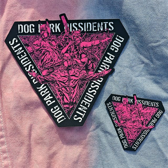 Pink and Black Sublimated Patch
